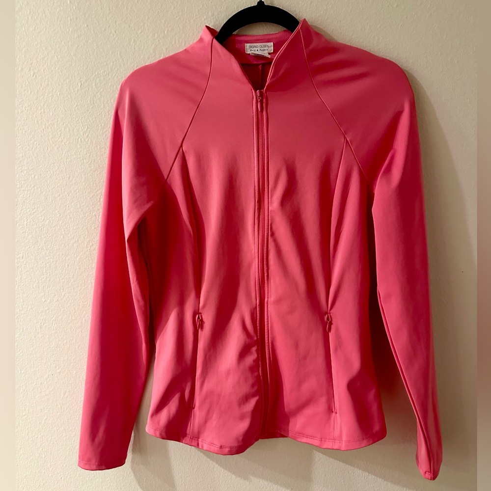 Sigrid Olsen Golf Tennis Women's Long Sleeve UPF50 Zipper Jacket